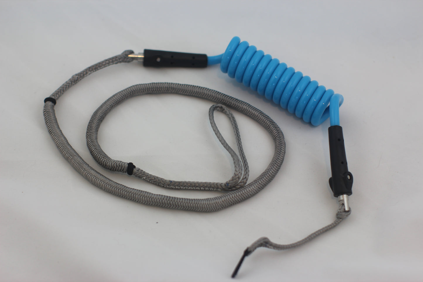 Coiled leash for board