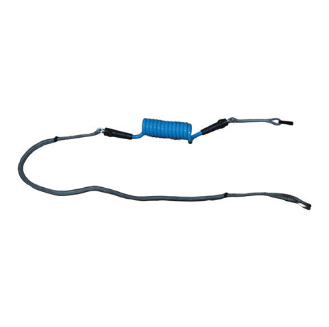 Coiled leash for board